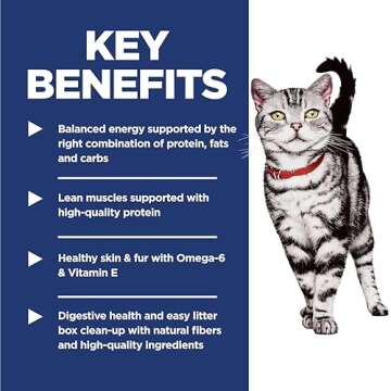 Hill's Science Diet Indoor, Adult 1-6, Easy Litter Box Cleanup, Dry Cat Food, Chicken Recipe, 7 lb Bag