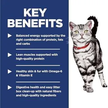 Hill's Science Diet Indoor, Adult 1-6, Easy Litter Box Cleanup, Dry Cat Food, Chicken Recipe, 7 lb Bag