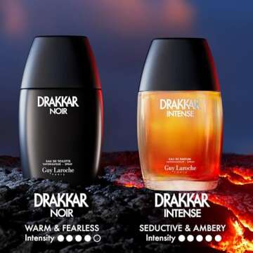 Drakkar Noir By Guy Laroche, Iconic Designer Fragrance, Intense & Powerful Eau de Toilette, Fougere Blend & Aromatic Spices, Long Lasting Mens Cologne, Day and Evening Scent, 3.4 Fl. Oz.