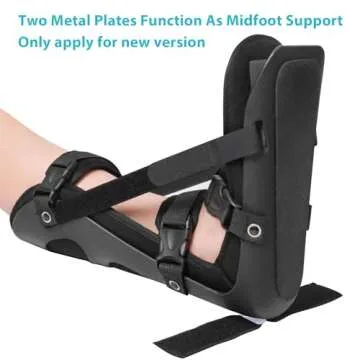 KD Plantar Fasciitis Night Splint, Plantar Fasciitis Relief Brace for Achilles Tendonitis, Foot Pain, Heel Spur, Calf Stretching, Fits Right or Left Foot