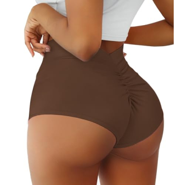 Boudaner Women's High Waist Yoga Booty Shorts | Stylish & Comfortable Wheel Spacer