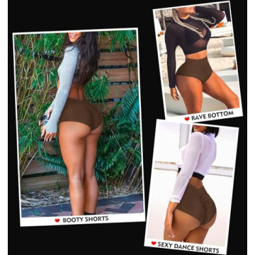 High Waist Yoga Booty Shorts for Comfort & Style