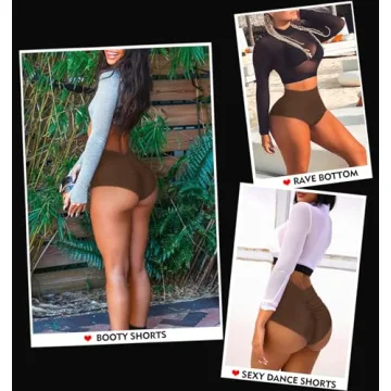 High Waist Yoga Booty Shorts for Comfort & Style