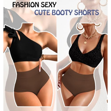 High Waist Yoga Booty Shorts for Comfort & Style