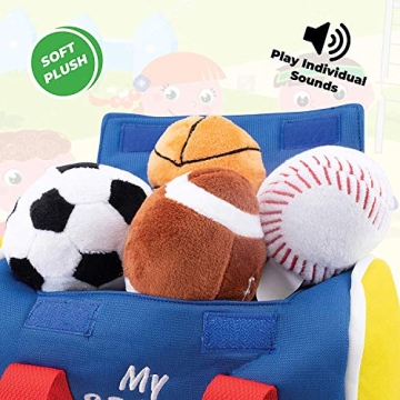 Etna My Sports Bag Plush Toy Play Set for Toddlers