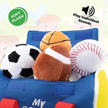 Etna My Sports Bag Plush Toy Play Set for Toddlers