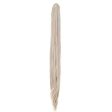SWACC 28-Inch Straight Claw Clip Ponytail Extensions