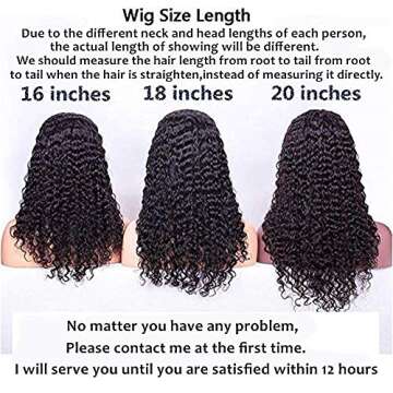 Water Wave 360 Lace Frontal Wigs for Black Women