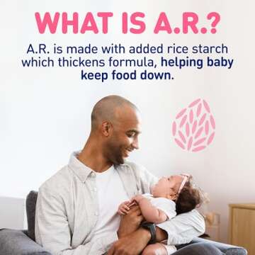 Enfamil A.R. Infant Formula, Clinically Proven to Reduce Reflux & Spit-Up in 1 Week, with Iron, DHA ...