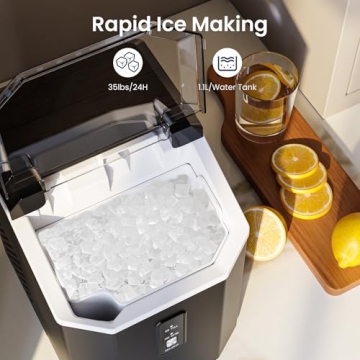 Antarctic Star Nugget Ice Maker - 35lbs Fast Production