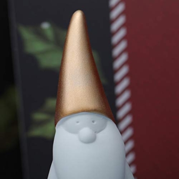 MaxSimple Ceramic Santa Claus Statues for Christmas Decor