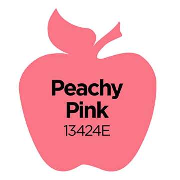 Apple Barrel Acrylic Paint, Peachy Pink 2 fl oz Classic Matte Acrylic Paint For Easy To Apply DIY Arts And Crafts, Art Supplies With A Matte Finish- Pack of 1