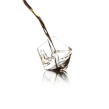 Sempli Cupa-Rocks Tumbler Glasses Set of 2 - Hand Blown Whiskey Glasses for Scotch, Bourbon & Brandy, Lead-Free Crystal, Swirling Aeration, Ultra Clear - 9.25 oz