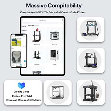 Ender PLA + 1.75mm Filament, Neatly Wound 3D Printer PLA Pro Filament, 1kg Spool (2.2lbs), Dimensional Accuracy +/- 0.03 mm, Fit Most FDM 3D Printers, Black