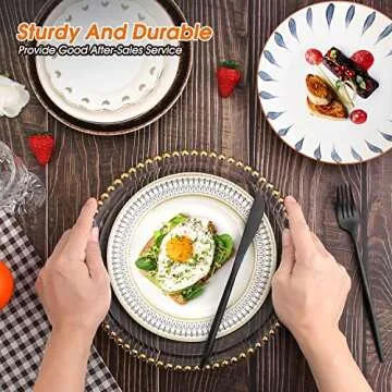 Matte Black Silverware Set,20 Piece Stainless Steel Flatware Set,Service for 4,BEGEEL Satin Finish Tableware Cutlery Set,Utensil Sets for Kitchen and Home,Dishwasher Safe