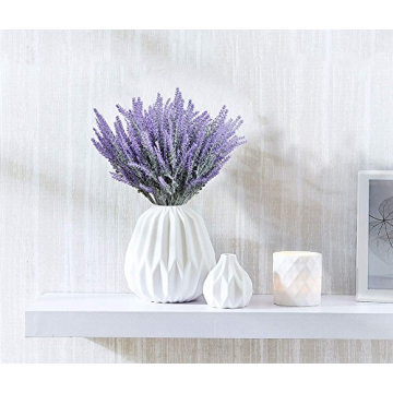 Lifelike UV Resistant Artificial Lavender Flowers for Decor