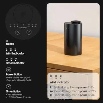 Airversa Battery Operated Waterless Diffuser for Essential Oils