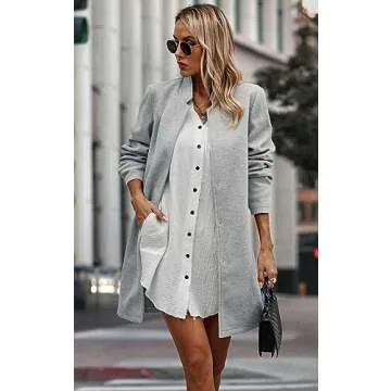 Stylish Angashion Women's Casual Blazer Jacket for Every Occasion