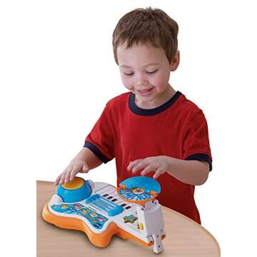 VTech Strum and Jam Kidi Musical Guitar Band (Frustration Free Packaging) , White