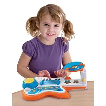 VTech Strum and Jam Kidi Musical Guitar Band (Frustration Free Packaging) , White