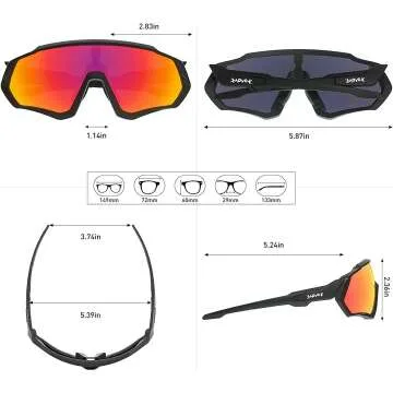 KAPVOE Polarized Cycling Sunglasses for Every Adventure