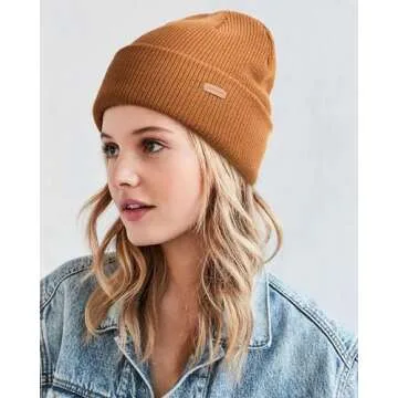 Camptrace Beanie Hat for Women Men Slouchy Beanies Womens Winter Hats Knit Cuffed Warm Ski Caps Brow...
