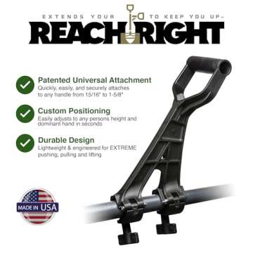 Reach Right Ergonomic Back Saving Attachment for All Tools