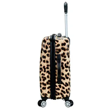Rockland Safari Hardside Spinner Luggage Set in Leopard - 3 Piece