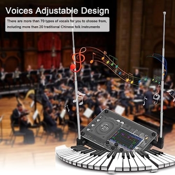 ERYUE Musical Synthesizer with Multiple Voices and Color Display