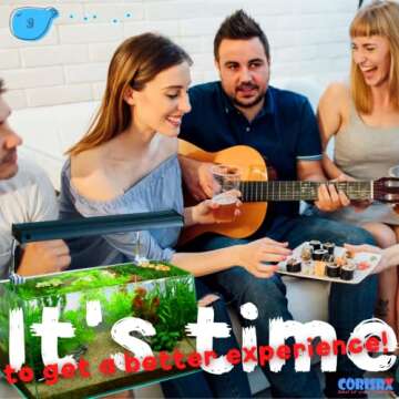 CORISRX 150w/300w/500w in-Line External Heater Aquarium Heater - 150/300/500 WATT 1/2",5/8" (Applied to Both Sizes) (Black 150 Watt 5/8",1/2" Hose)