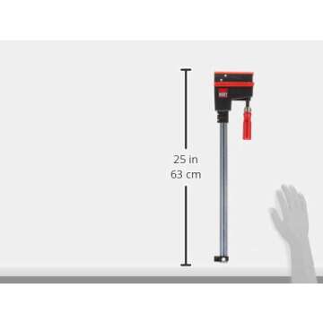 BESSEY KRJR-18 K Body REVO JR, 18 In. Parallel Clamp - 900 lbs Nominal Clamping Force. Spreader, and Woodworking Accessories - Clamps and Tools for Woodworking, Cabinetry, Case Work