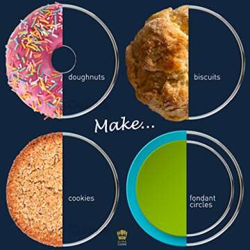 Premium Ultra Cuisine 11 Piece Cookie Cutter Set for Baking