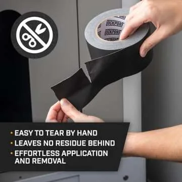 Lockport Black Gaffers Tape 3" x 30 Yards - Pro Quality