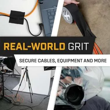 Lockport Black Gaffers Tape 3" x 30 Yards - Pro Quality