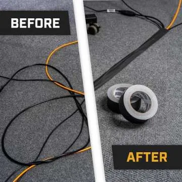 Lockport Black Gaffers Tape 3" x 30 Yards - Pro Quality