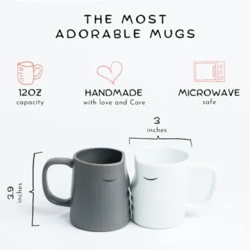 Kissing Couple Mug Set for Weddings and Engagements