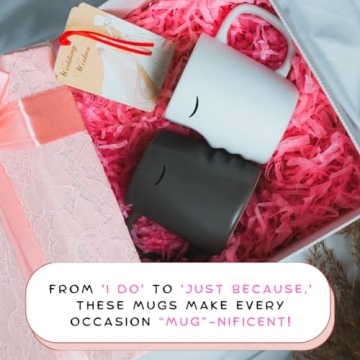 Kissing Couple Mug Set for Weddings and Engagements