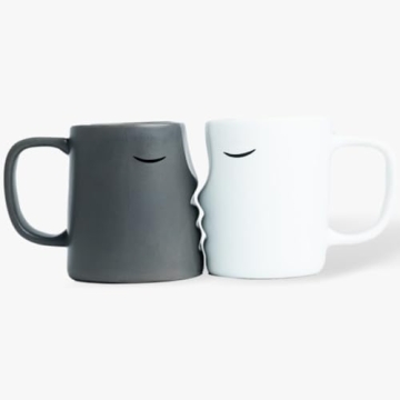 Kissing Couple Mug Set for Weddings and Engagements