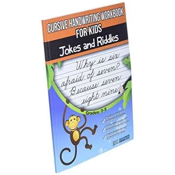 Cursive Handwriting Workbook for Kids: Jokes and Riddles