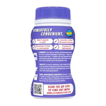 AMAZE Ultra Bleach Tablets - Lavender Scent for All Cleaning Needs