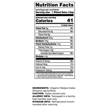 Terrasoul Organic Medjool Dates 4 Lbs - Sweet & Nutritious