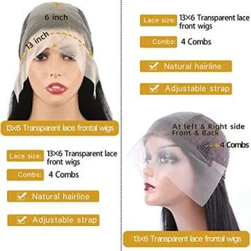 Premium 13x6 HD Lace Front Wigs for Natural Style