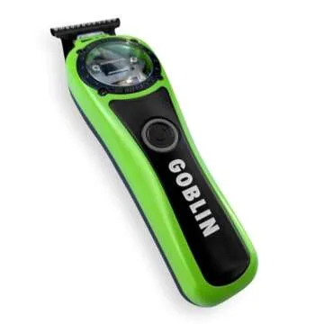 TPOB Goblin Professional Hair Trimmer - Superpowered 11000 RPM Whisper Quiet Barber Trimmer, Black Diamond Carbon DLC Fade Blade for The Closest Haircut and Beard Trims (Trimmer)