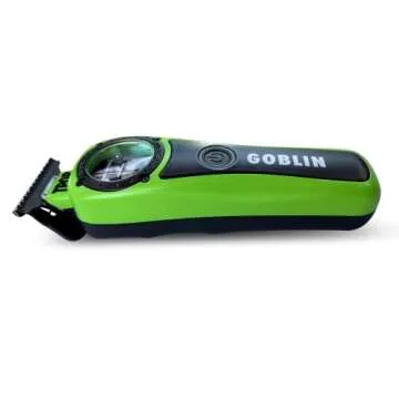 TPOB Goblin Professional Hair Trimmer - Superpowered 11000 RPM Whisper Quiet Barber Trimmer, Black Diamond Carbon DLC Fade Blade for The Closest Haircut and Beard Trims (Trimmer)