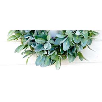 Farmhouse Wreath, Lambs Ear Wreath, Farmhouse Decor, Fall Wreath, Winter Wreath, Spring Wreath, Summer Wreath, Christmas Wreath, Year Round Wreath, Door Decor