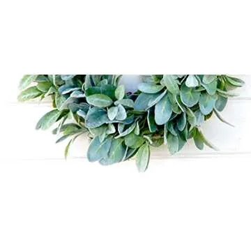 Farmhouse Wreath, Lambs Ear Wreath, Farmhouse Decor, Fall Wreath, Winter Wreath, Spring Wreath, Summer Wreath, Christmas Wreath, Year Round Wreath, Door Decor