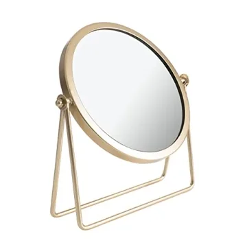 LONGSHENG - Vintage Gold Makeup Mirror for Glamorous Beauty Routines