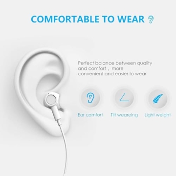 2 Packs USB C Headphones for iPhone 16/15 Earbuds with Microphone & Volume Control HiFi Stereo Type C Earphones for Galaxy S23/S22/S21/S20/Ultra Note 10/20, for iPad Pro Pixel 7/6/6a/5/4 OnePlus 9 8