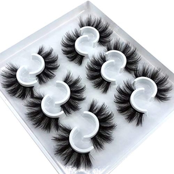 Dramatic 25mm Fluffy False Eyelashes for Glam Looks