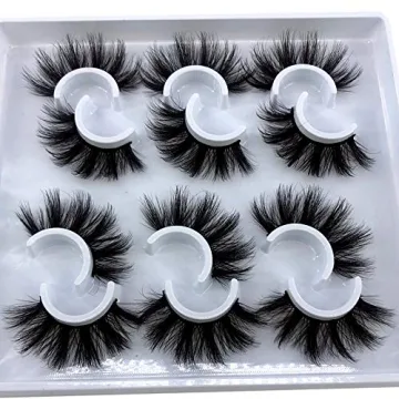 Dramatic 25mm Fluffy False Eyelashes for Glam Looks